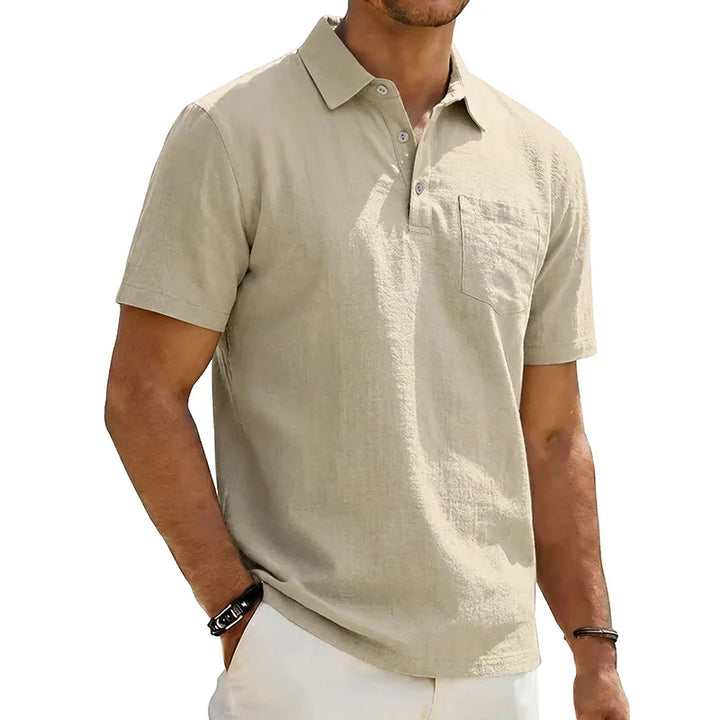 Grafton - Polo de manga corta texturizado
