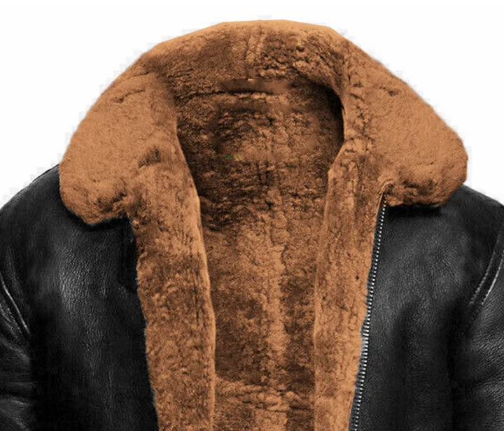 Carson - Chaqueta cálida con cuello a contraste