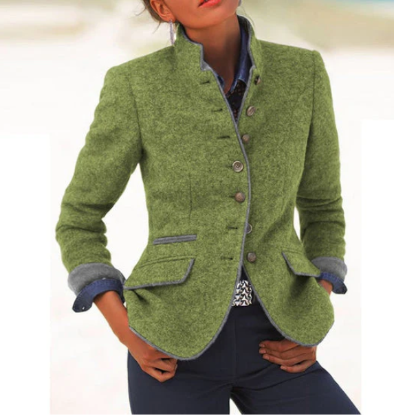 Violeta - Chaqueta de cuello alto ultraligera
