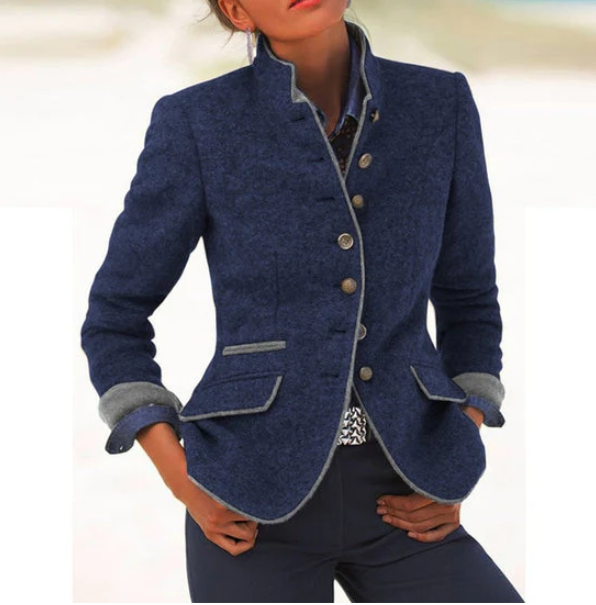 Violeta - Chaqueta de cuello alto ultraligera