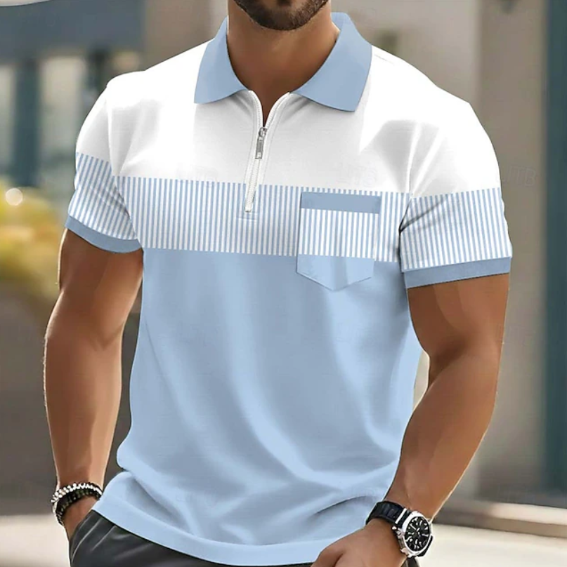 Bexford - Polo de tacto suave con cremallera en el cuello