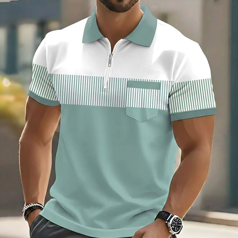 Bexford - Polo de tacto suave con cremallera en el cuello