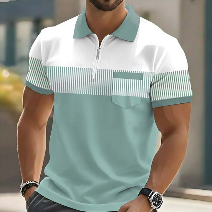 Bexford - Polo de tacto suave con cremallera en el cuello