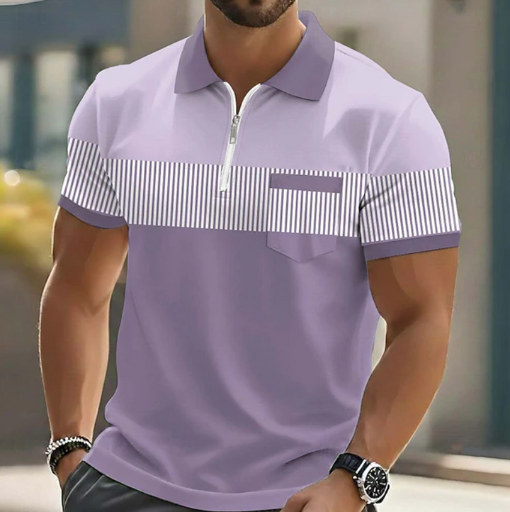 Bexford - Polo de tacto suave con cremallera en el cuello
