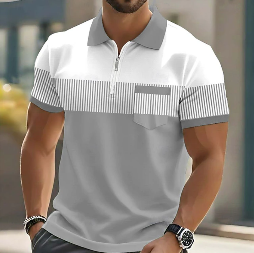 Bexford - Polo de tacto suave con cremallera en el cuello