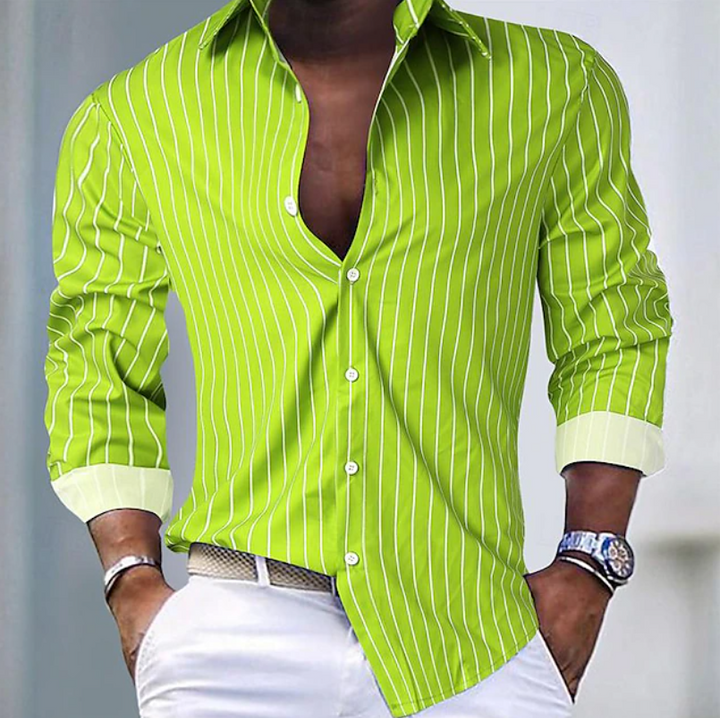 Eastham - Camisa de rayas de tacto suave