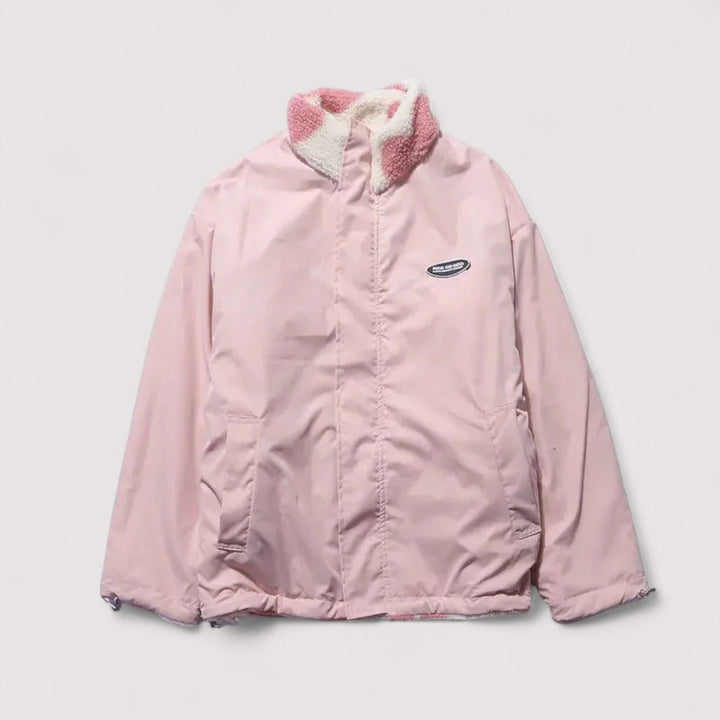 Adera - Chaqueta reversible de tacto suave