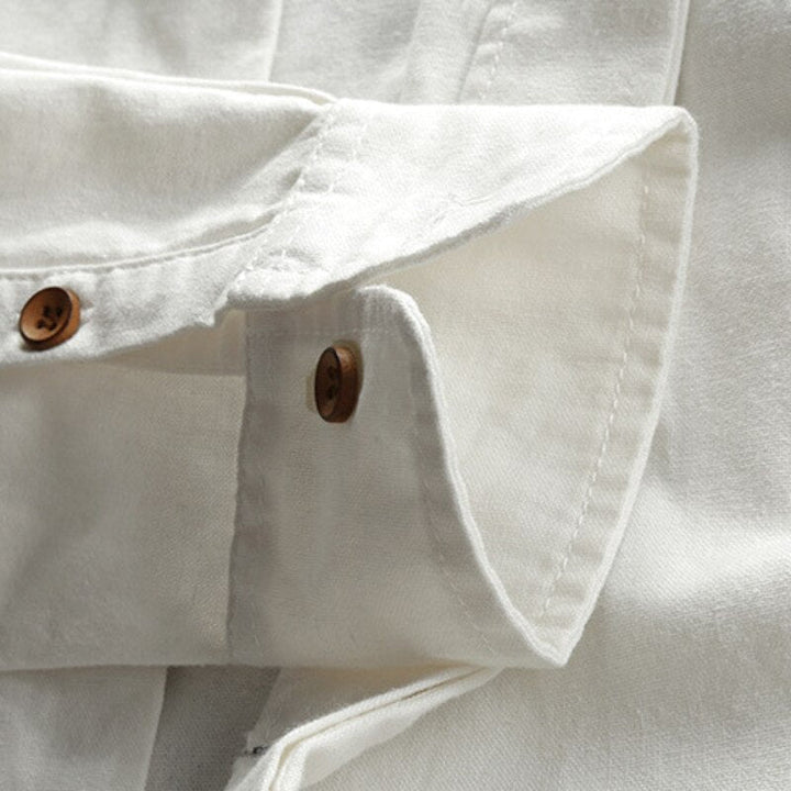 Berkley - Camisa de mezcla de lino de calidad superior
