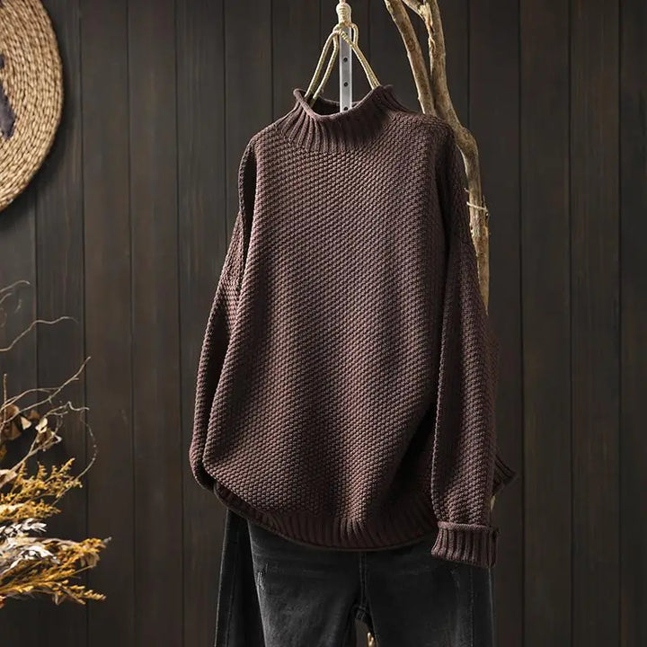 Oriane - Jersey texturizado de cuello perkins