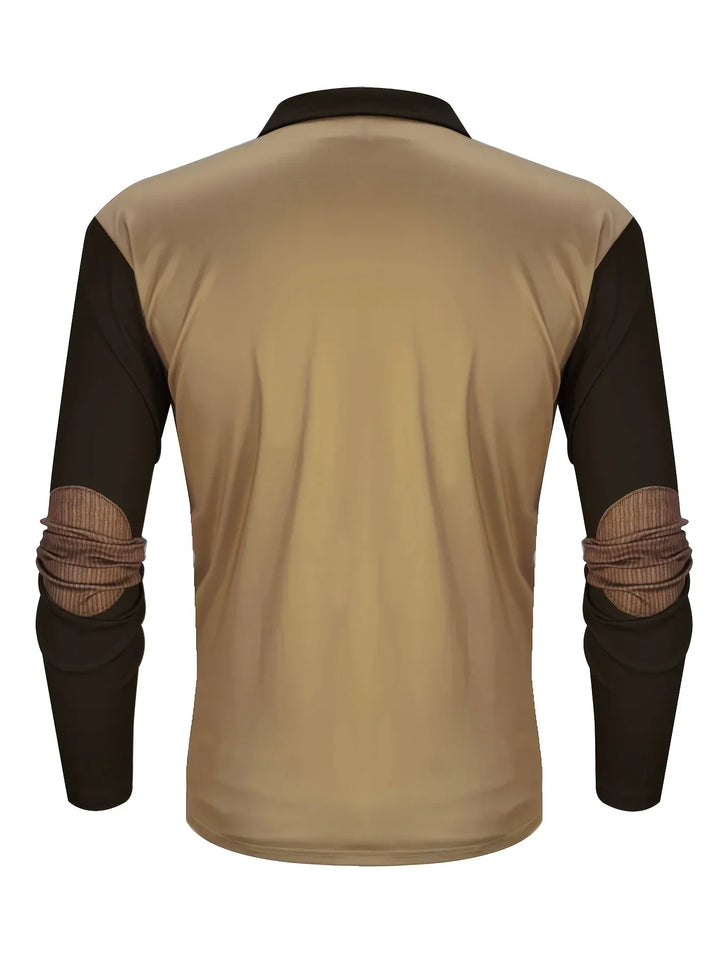 Rupert - Camisa de manga larga de tacto suave para exteriores