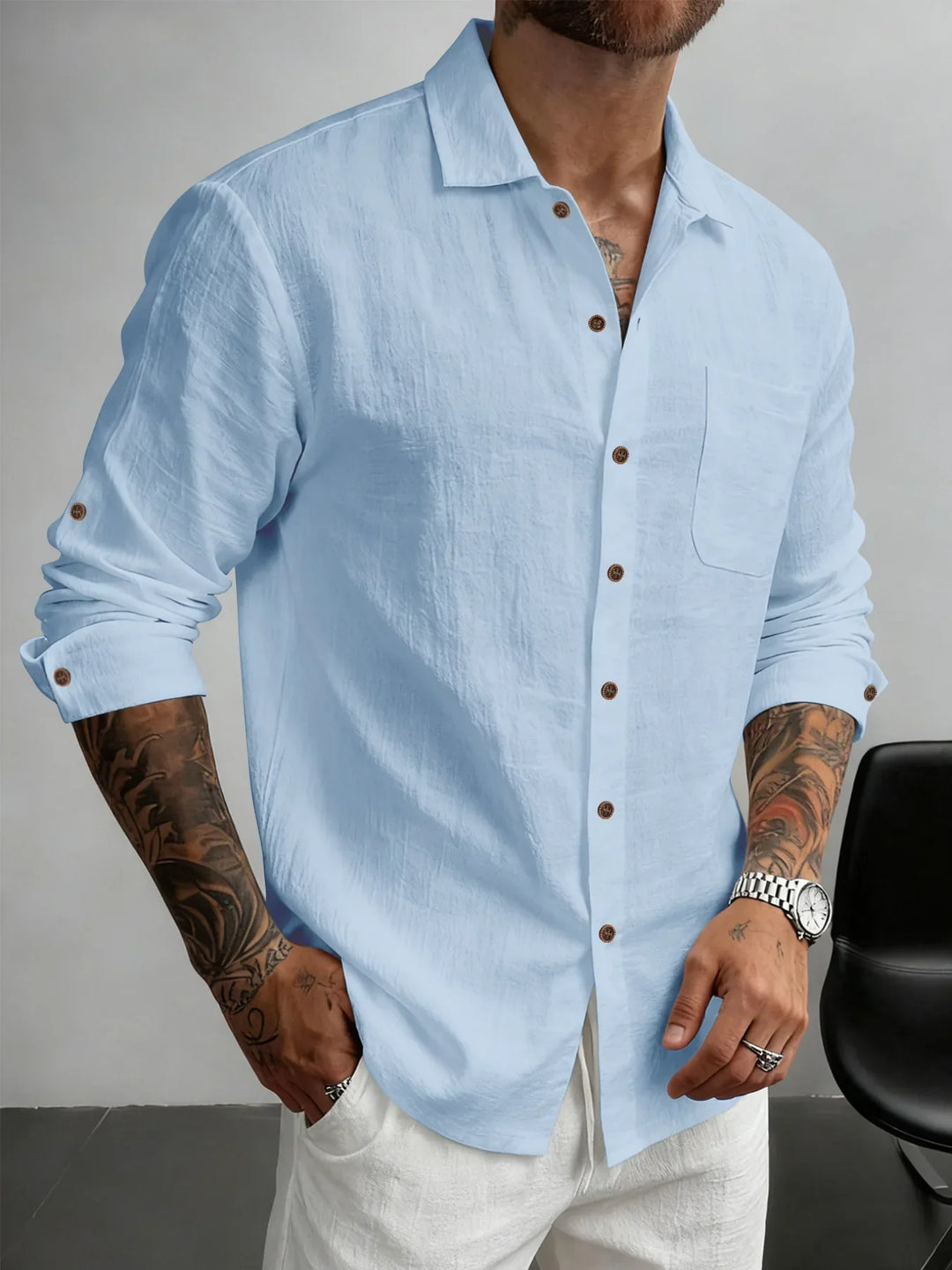 Clayton - Camisa de verano transpirable