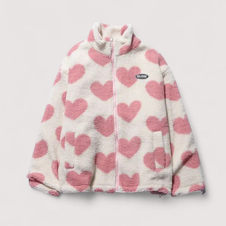 Adera - Chaqueta reversible de tacto suave