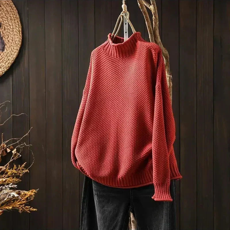 Oriane - Jersey texturizado de cuello perkins