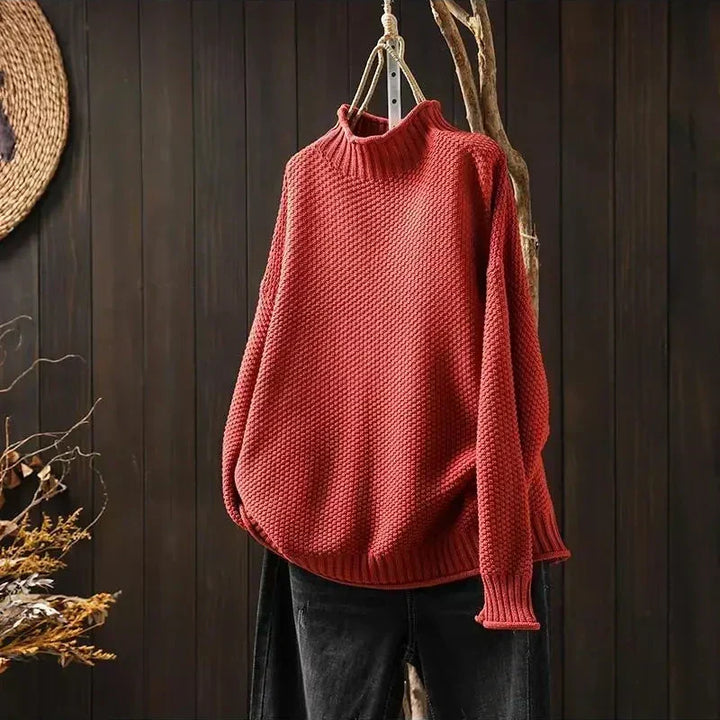 Oriane - Jersey texturizado de cuello perkins