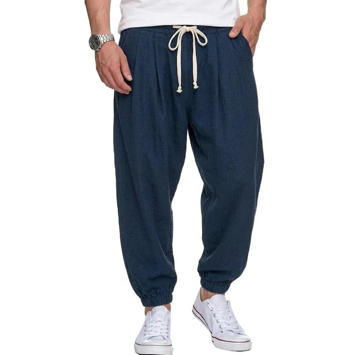 Isaac - Pantalones ligeros con cordón ajustable