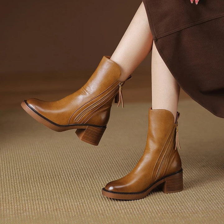 Kaelorie - Botines de tacón suaves