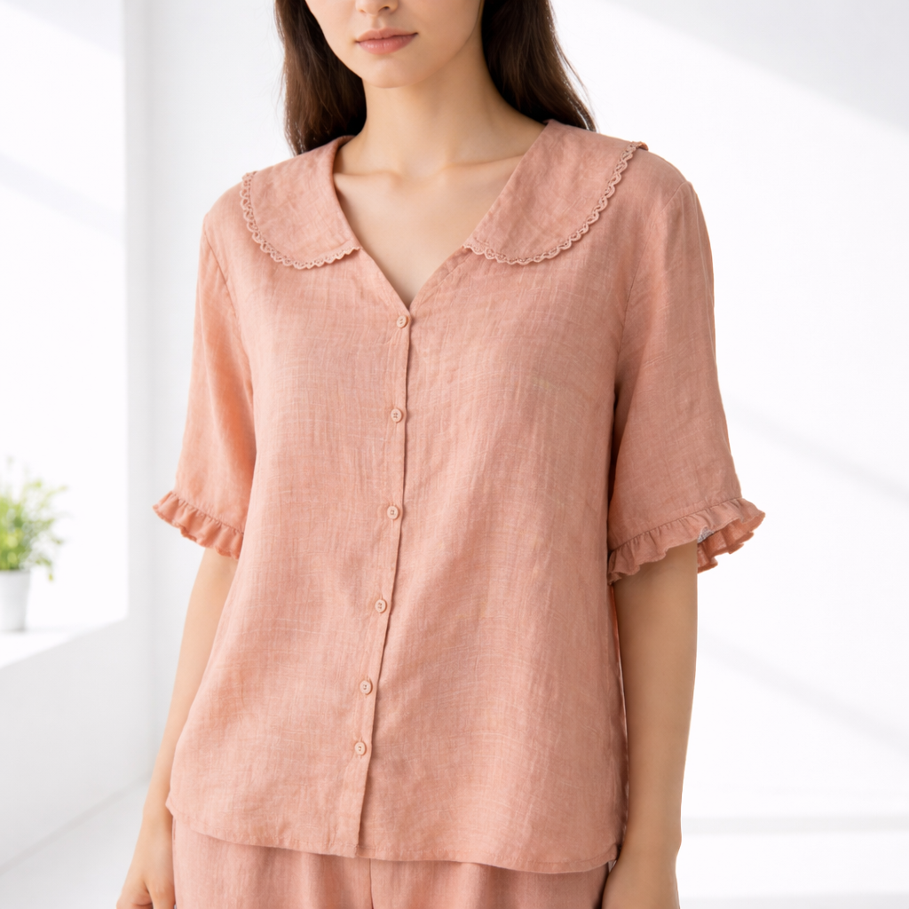 Ceryssa - Blusa de tacto suave