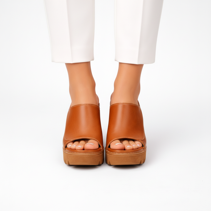 Melisande - Tacones de plataforma pulidos