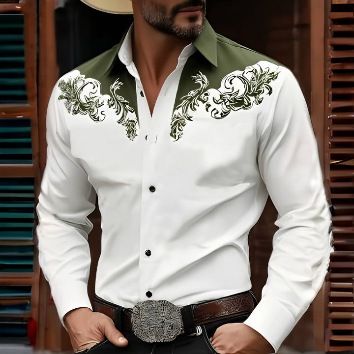 Arkwell - Camisa de estilo vaquero refinada