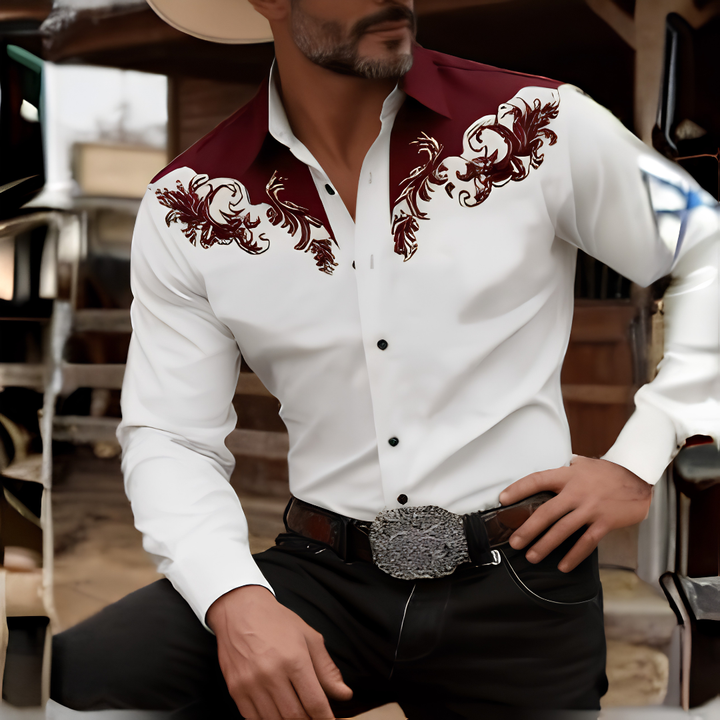 Arkwell - Camisa de estilo vaquero refinada