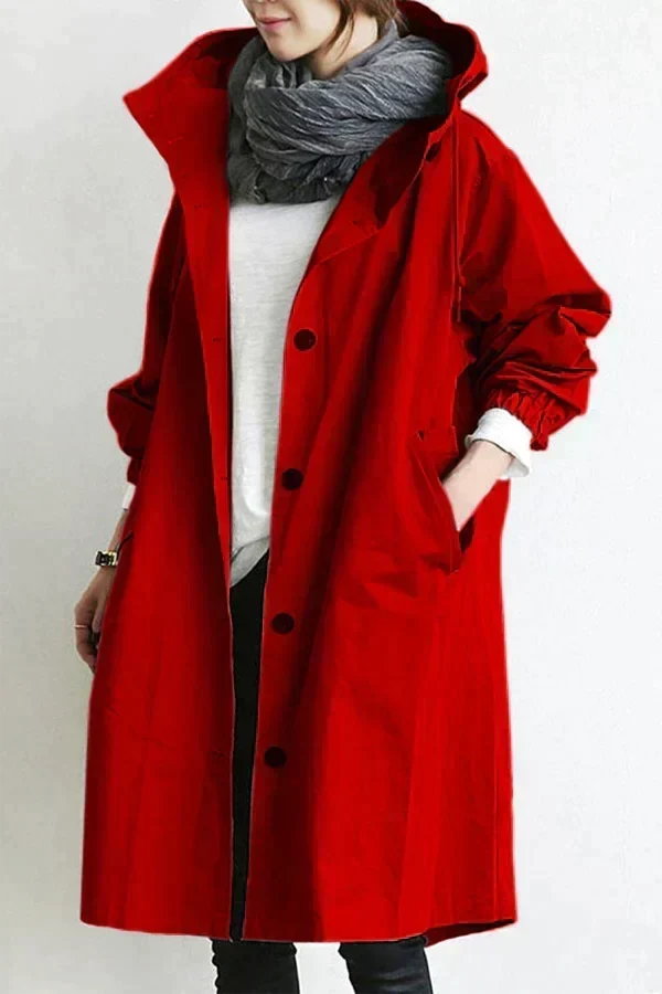 Lyonesse - Gabardina oversize resistente al agua