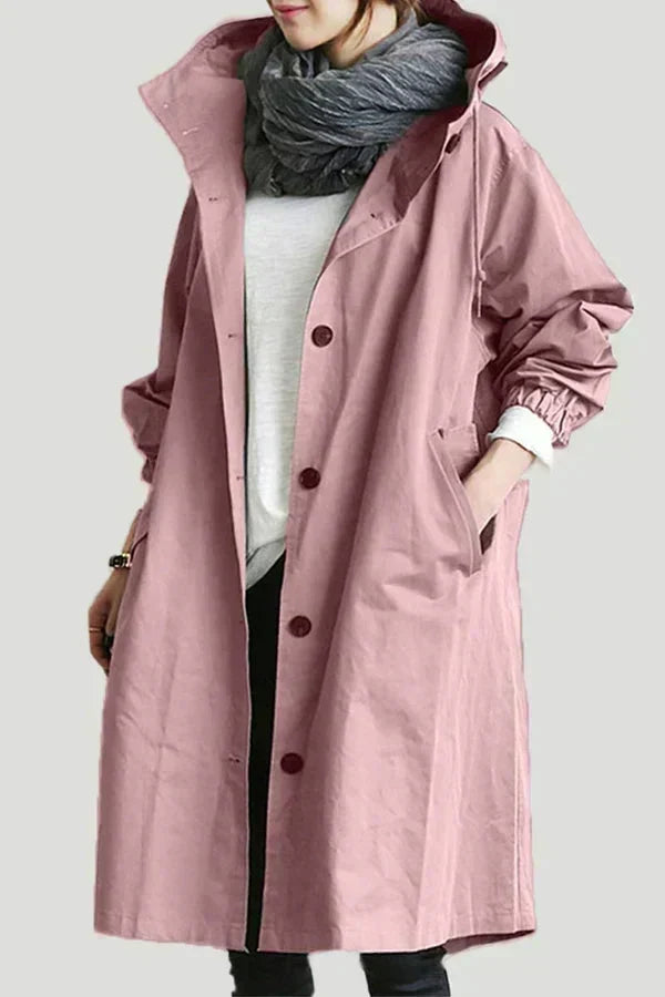 Lyonesse - Gabardina oversize resistente al agua