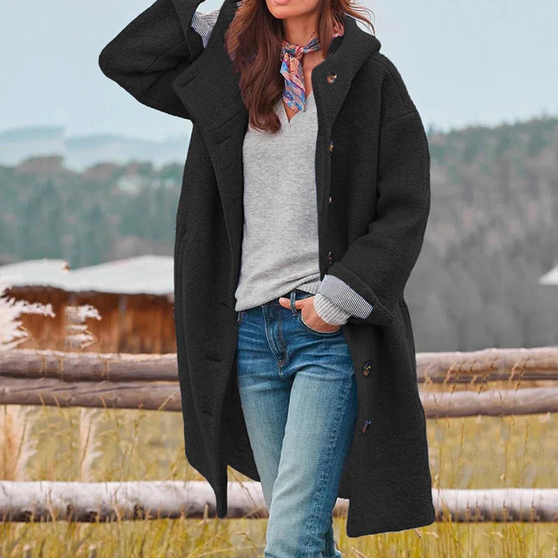 Isavienne - Chaqueta de tacto suave