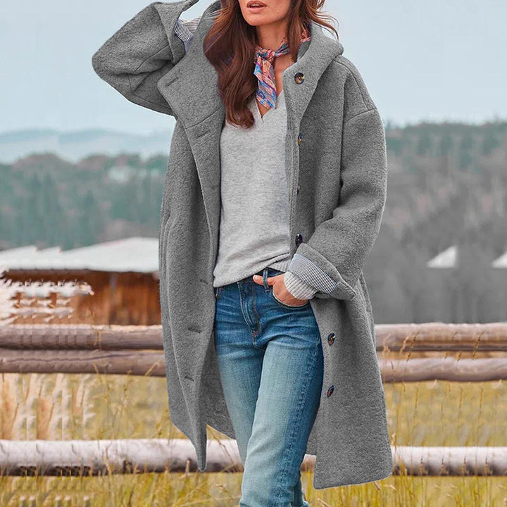 Isavienne - Chaqueta de tacto suave
