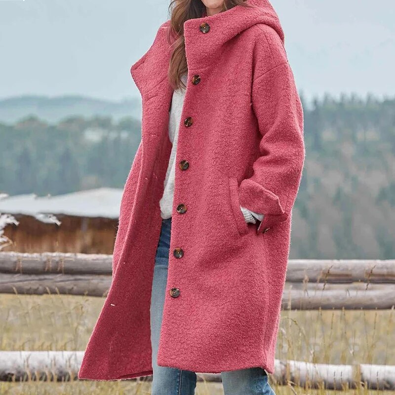 Isavienne - Chaqueta de tacto suave