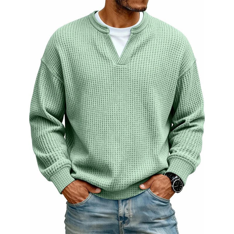 Arwel - Jersey de punto waffle texturizado