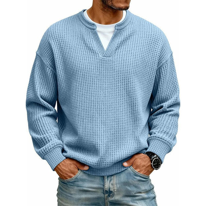 Arwel - Jersey de punto waffle texturizado