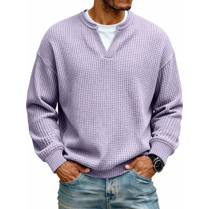Arwel - Jersey de punto waffle texturizado