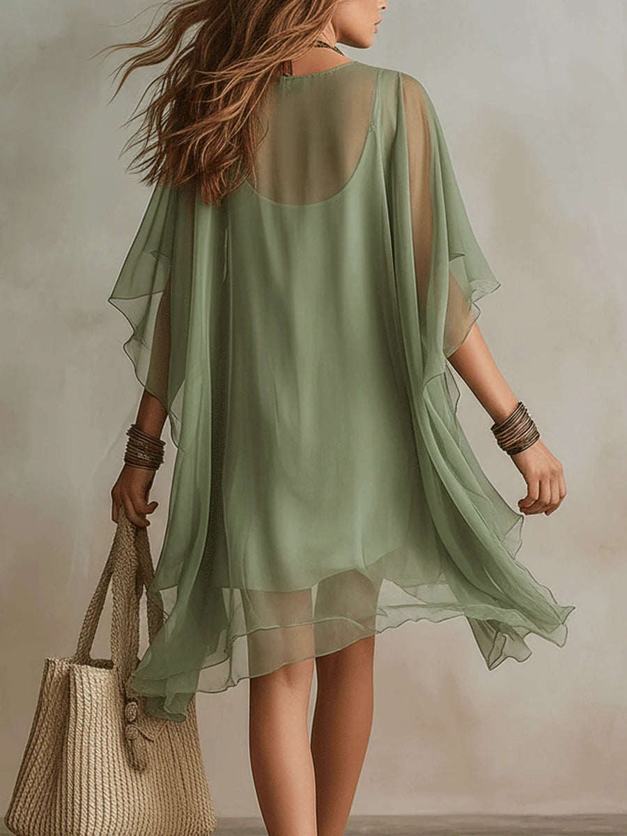 Ravenna - Vestido mini de tacto suave