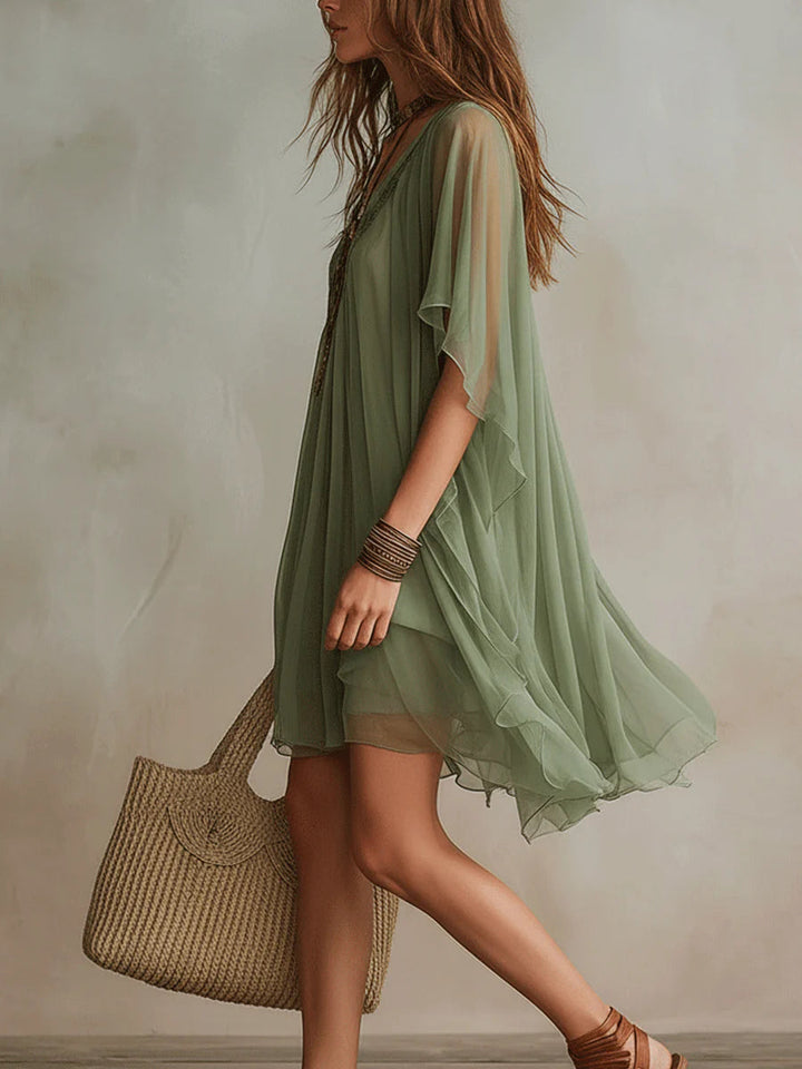 Ravenna - Vestido mini de tacto suave