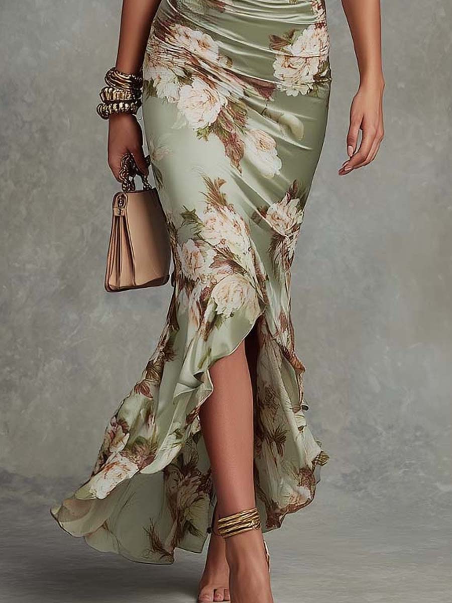 Jamie - Vestido floral de tacto suave