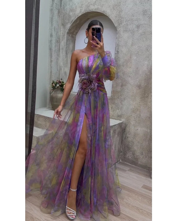 Mila - Vestido de manga larga suave al tacto