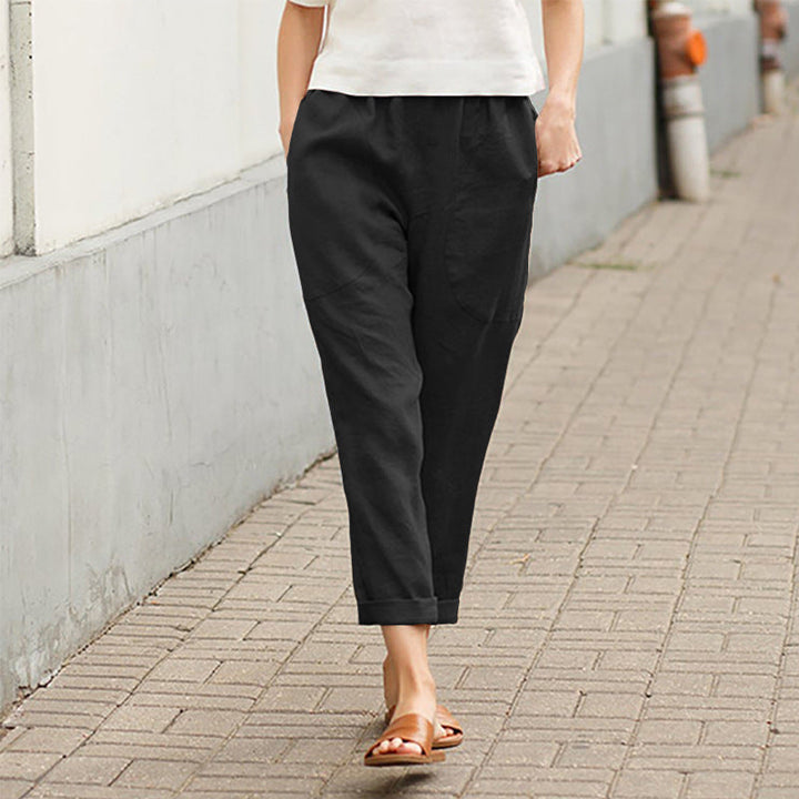 Lyra - Pantalón recto de sastrería