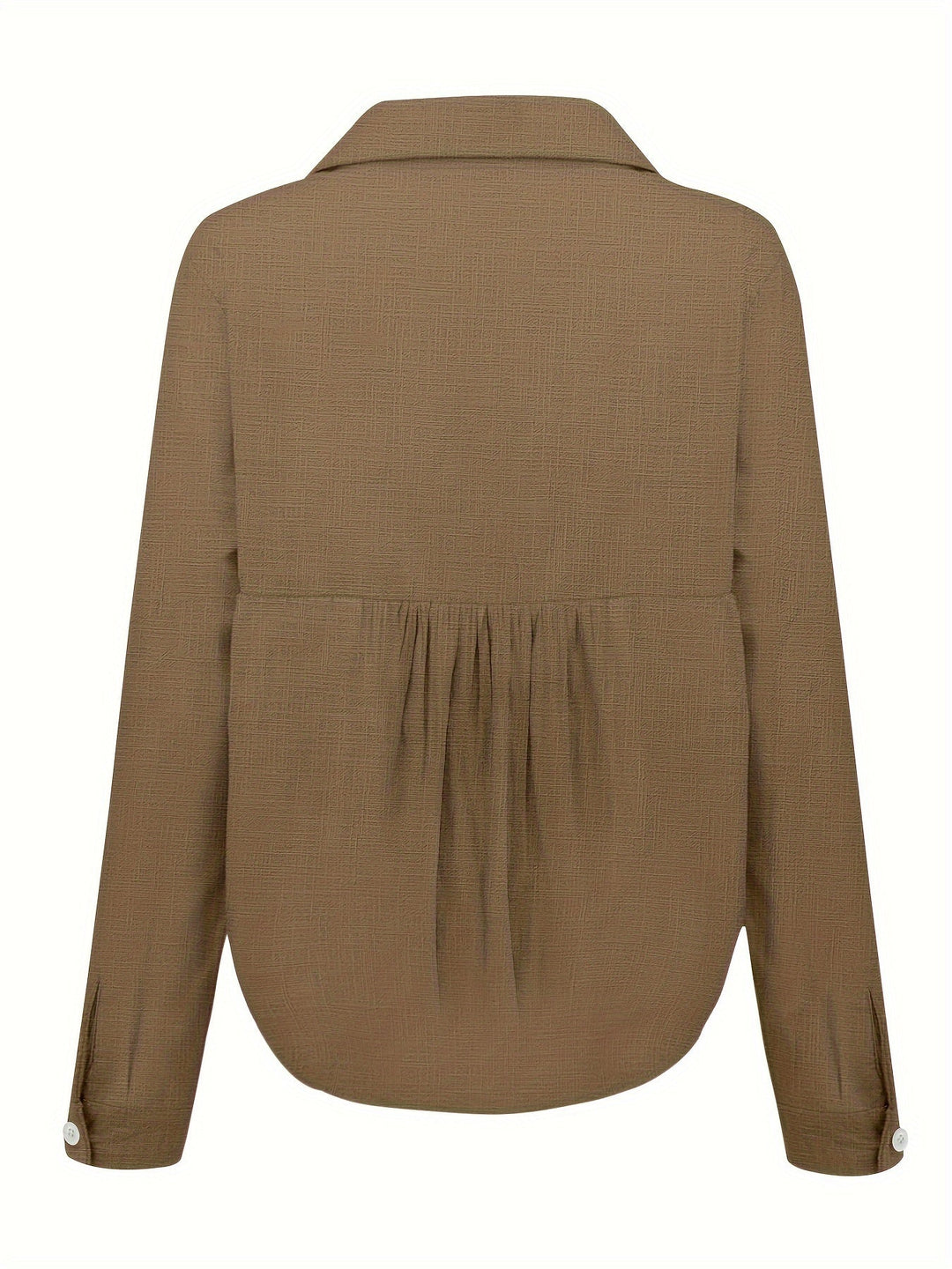 Caelia - Camisa transparente de manga larga