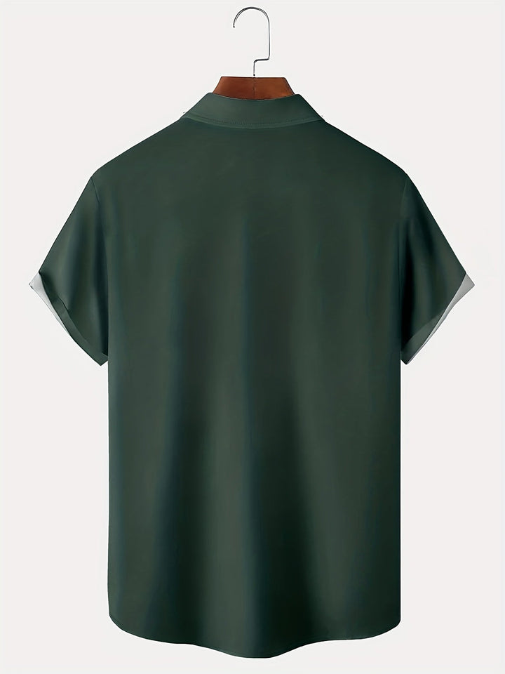 Morpeth - Camisa de rayas vintage con cuello abotonado