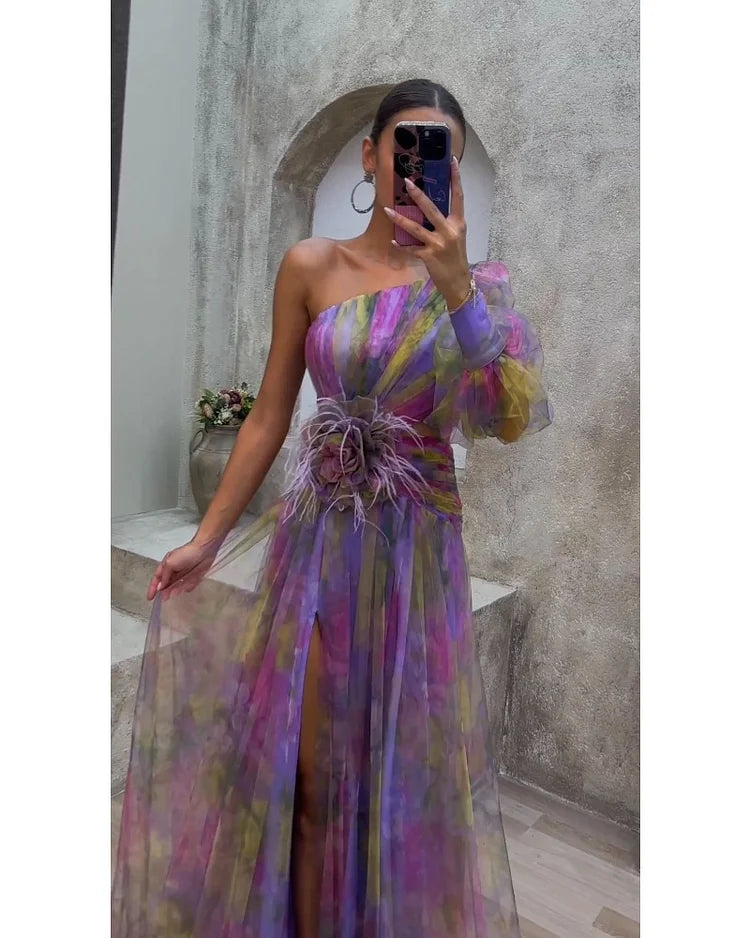 Mila - Vestido de manga larga suave al tacto