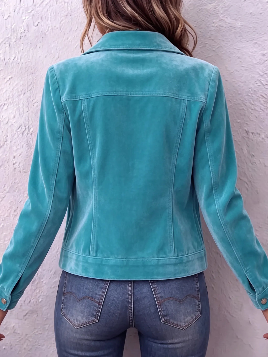 Amandria - Chaqueta abotonada con lavado vintage