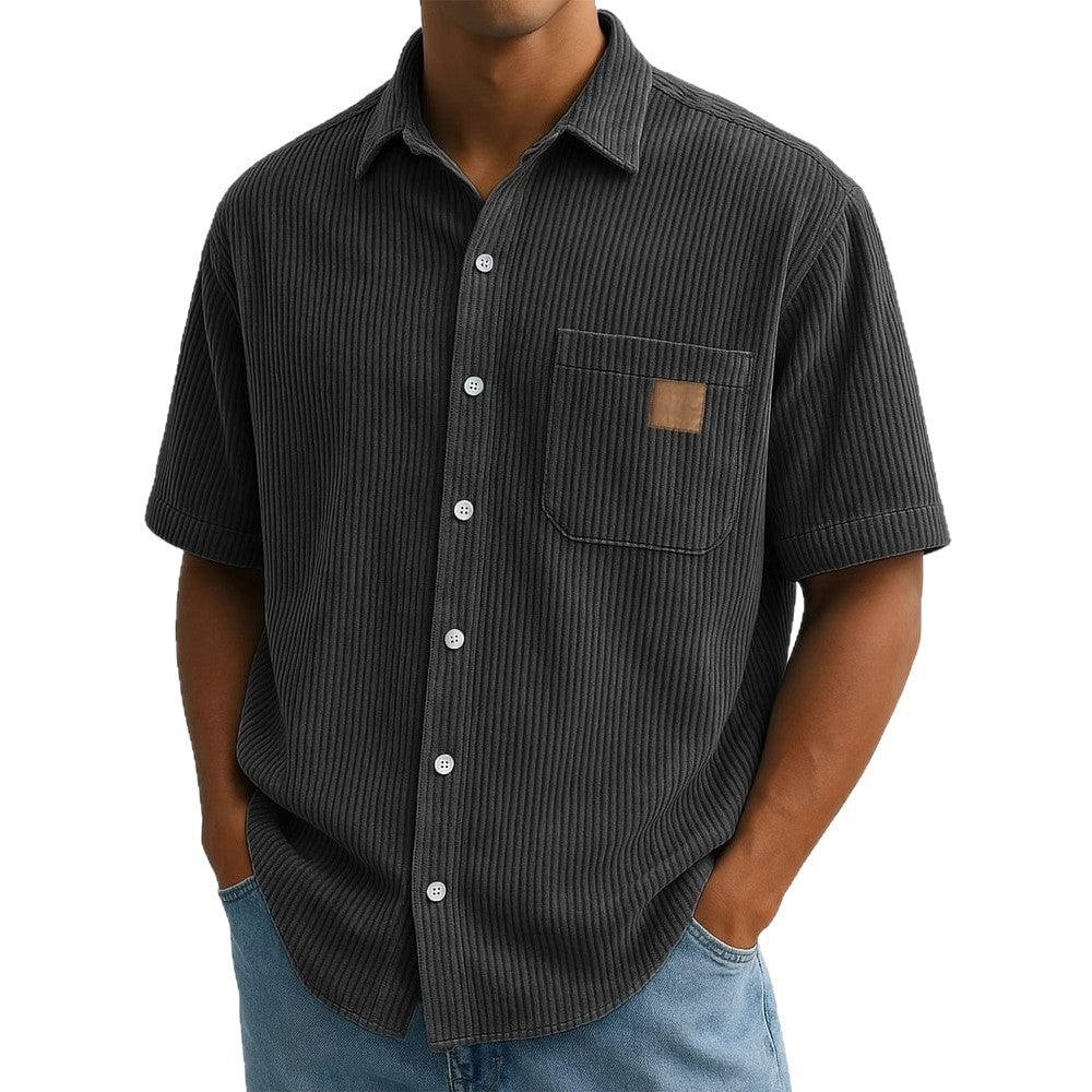 Anwick - Camisa de rayas de tacto suave