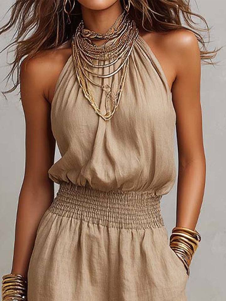 Elenie - Mono ligero de cuello halter