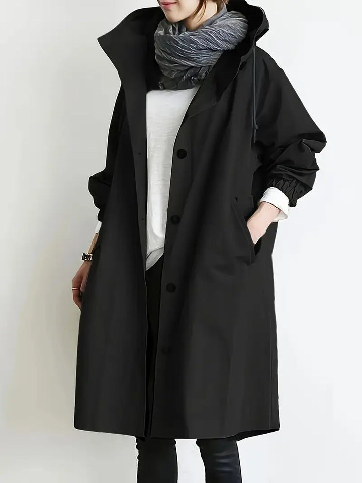 Lyonesse - Gabardina oversize resistente al agua
