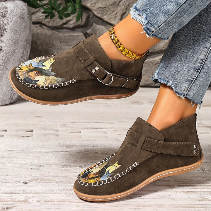 Cara - Mocasines cómodos con detalle de hebilla