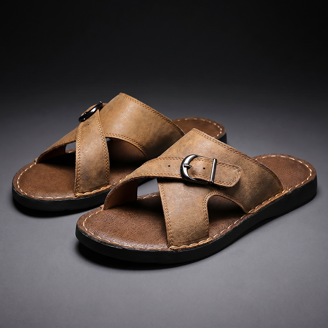Camden - Sandalias de tiras cruzadas premium