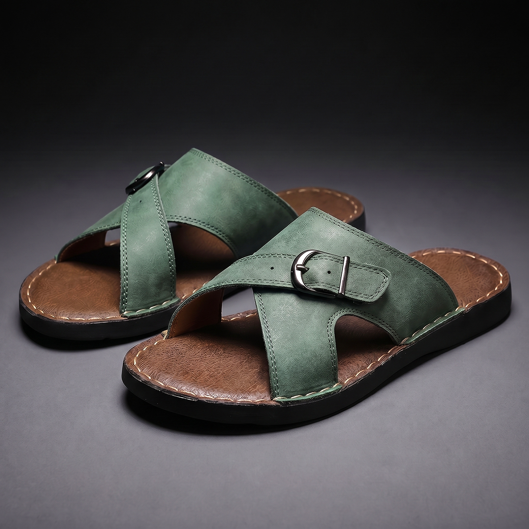 Camden - Sandalias de tiras cruzadas premium