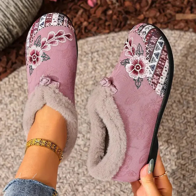 Isola - Zapatos sin cordones con forro floral