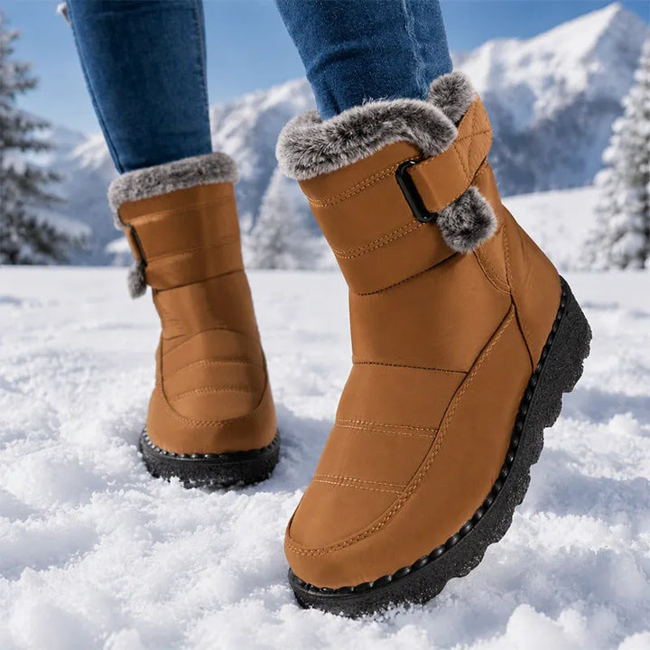 Adina - Botines de invierno con ribete de pelo
