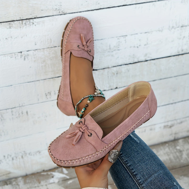 Stella - Mocasines con borlas y plantilla acolchada